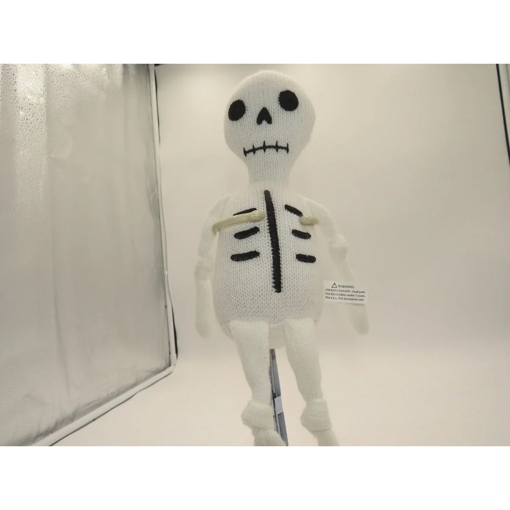 KNIT SKELETON Target HYDE & EEK Halloween Decor Beanie Sitabout 12